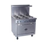 Royal Range 36" Restaurant Electric Range: RRE-4GT12